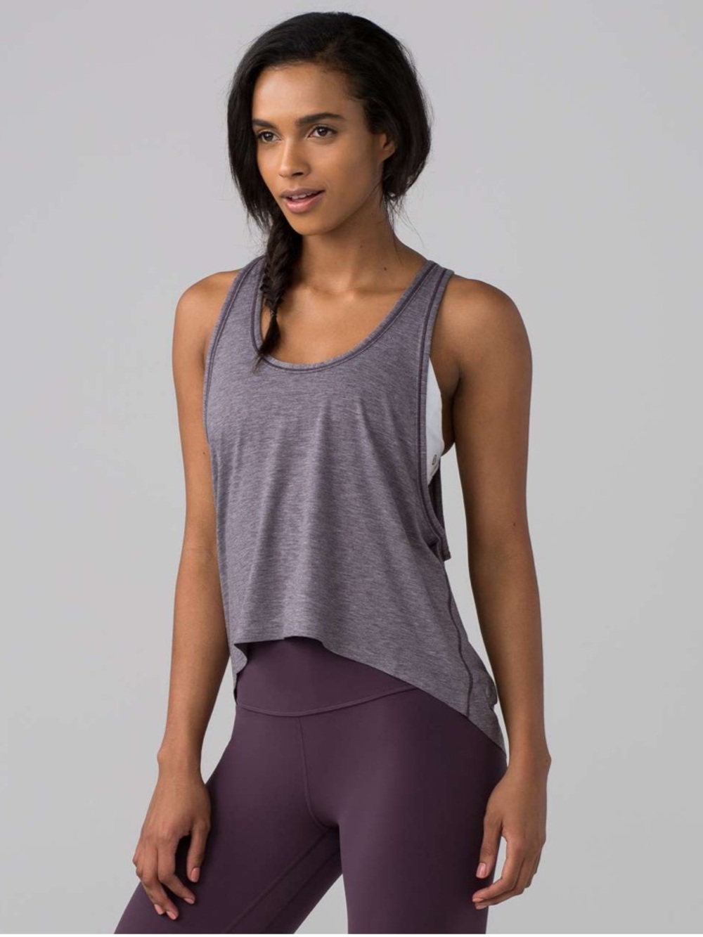 Lululemon Intended Tank in Heathered Plum Size 4